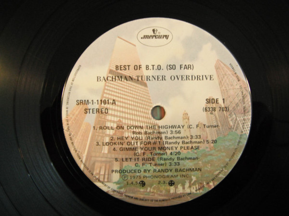 Bachman-Turner Overdrive – Best Of BTO (So Far) - 1976 Orignal!