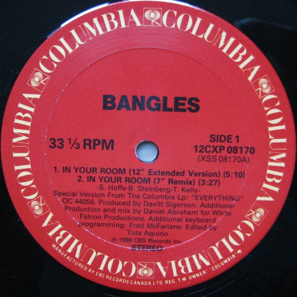 Bangles – In Your Room