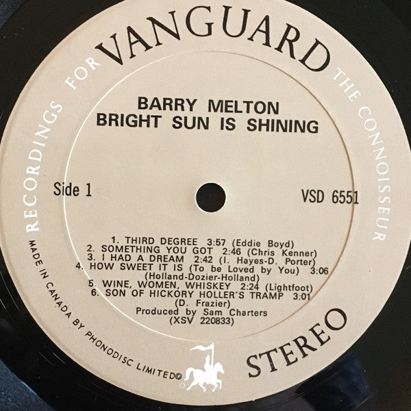 Barry Melton – Bright Sun Is Shining