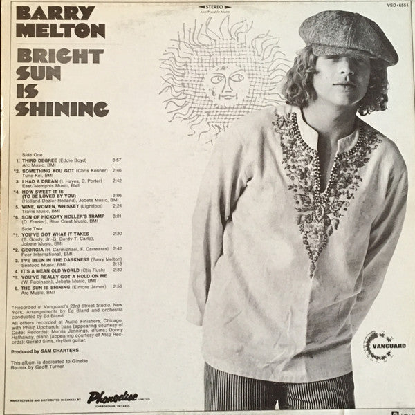 Barry Melton – Bright Sun Is Shining