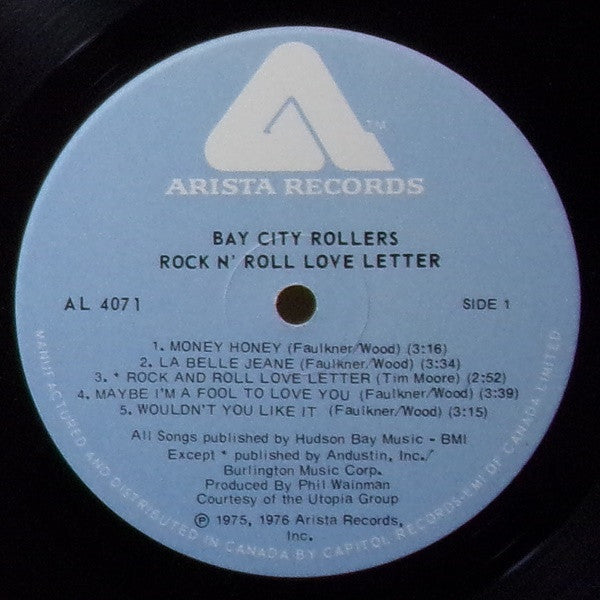 Bay City Rollers – Rock N' Roll Love Letter - 1976