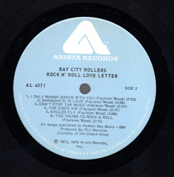 Bay City Rollers – Rock N' Roll Love Letter - 1976!