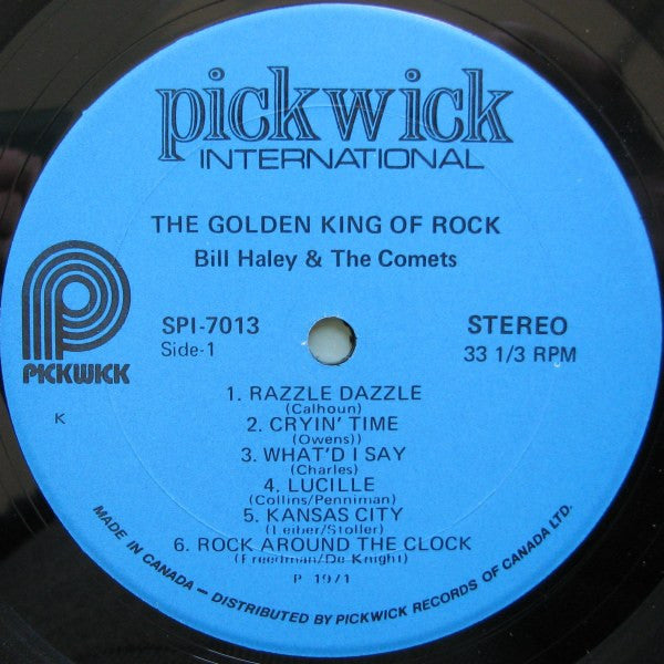 Bill Haley & The Comets – The Golden King Of Rock VinylPursuit.com
