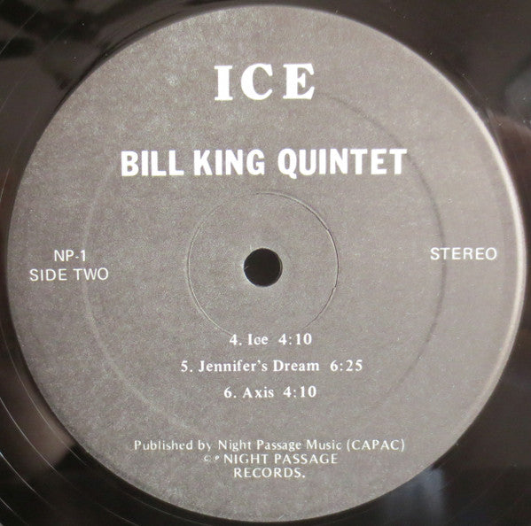 Bill King Quintet – Ice