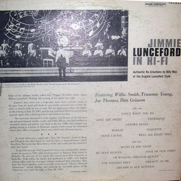 Billy May And His Orchestra – Jimmie Lunceford In Hi-Fi