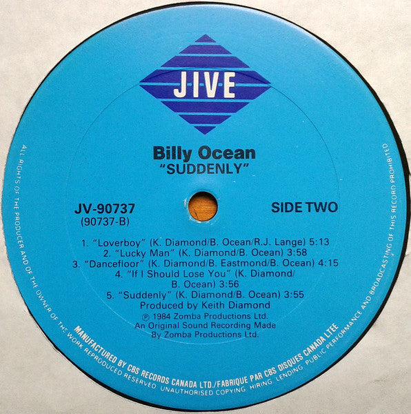 Billy Ocean – Suddenly - 1984