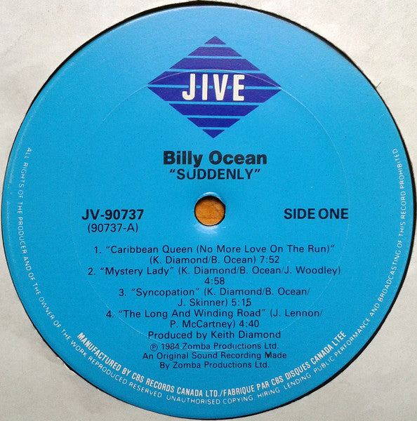 Billy Ocean – Suddenly - 1984