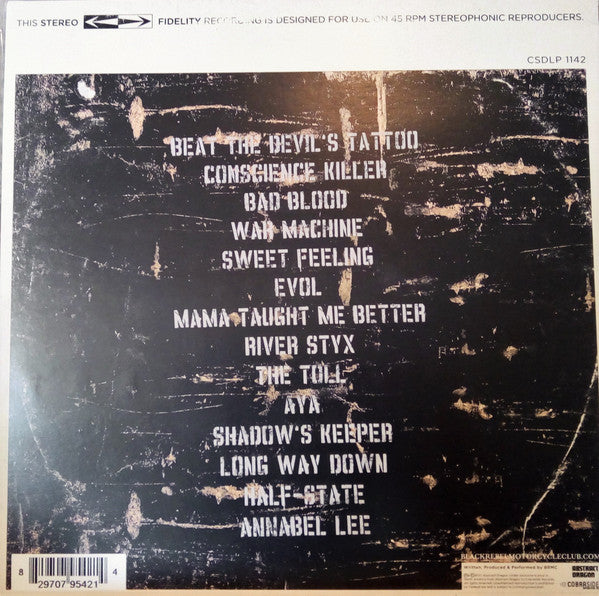 Black Rebel Motorcycle Club – Beat The Devil's Tattoo - Limited Edition Colored Vinyl, Rare