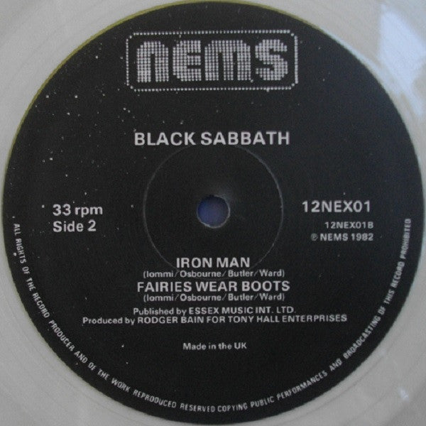 Black Sabbath – Black Sabbath - 1982 UK Pressing, Clear Vinyl!