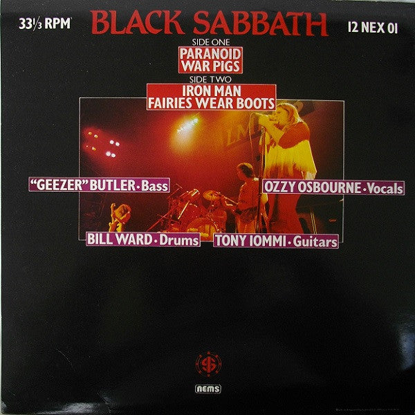 Black Sabbath – Black Sabbath - 1982 UK Pressing, Clear Vinyl!