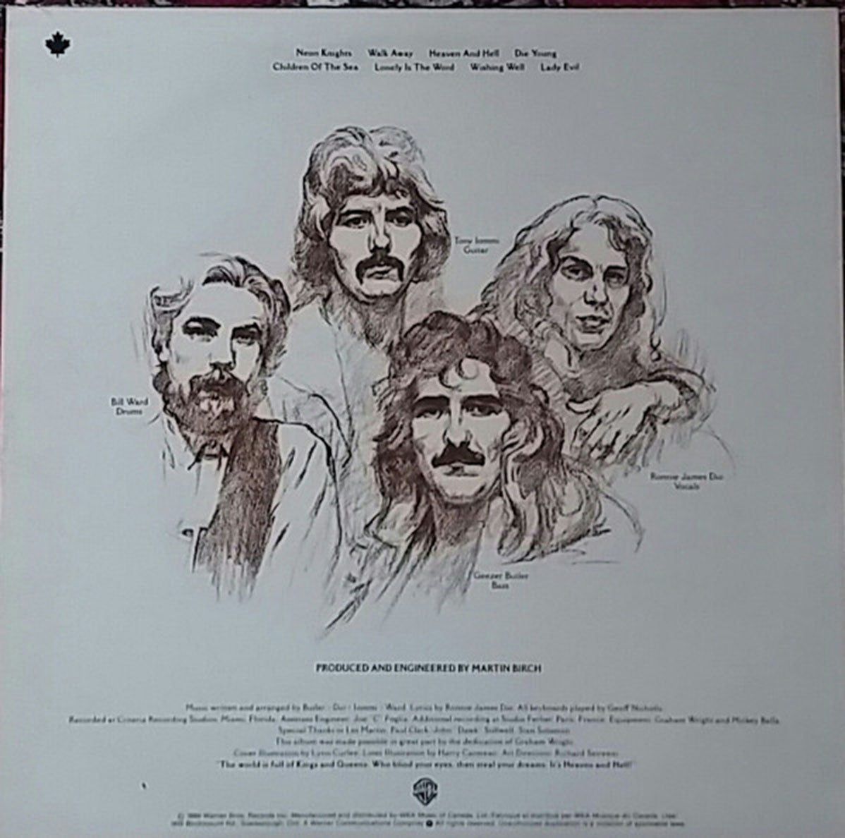 Black Sabbath – Heaven And Hell - 1980 Original!