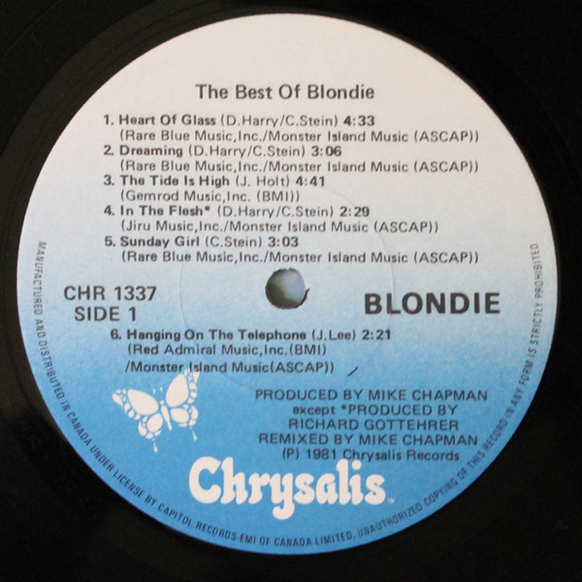 Blondie – The Best of Blondie - 1981