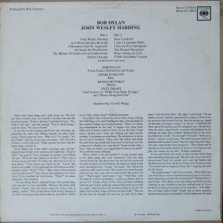Bob Dylan – John Wesley Harding - 1968 Original! - Vinyl Pursuit Inc