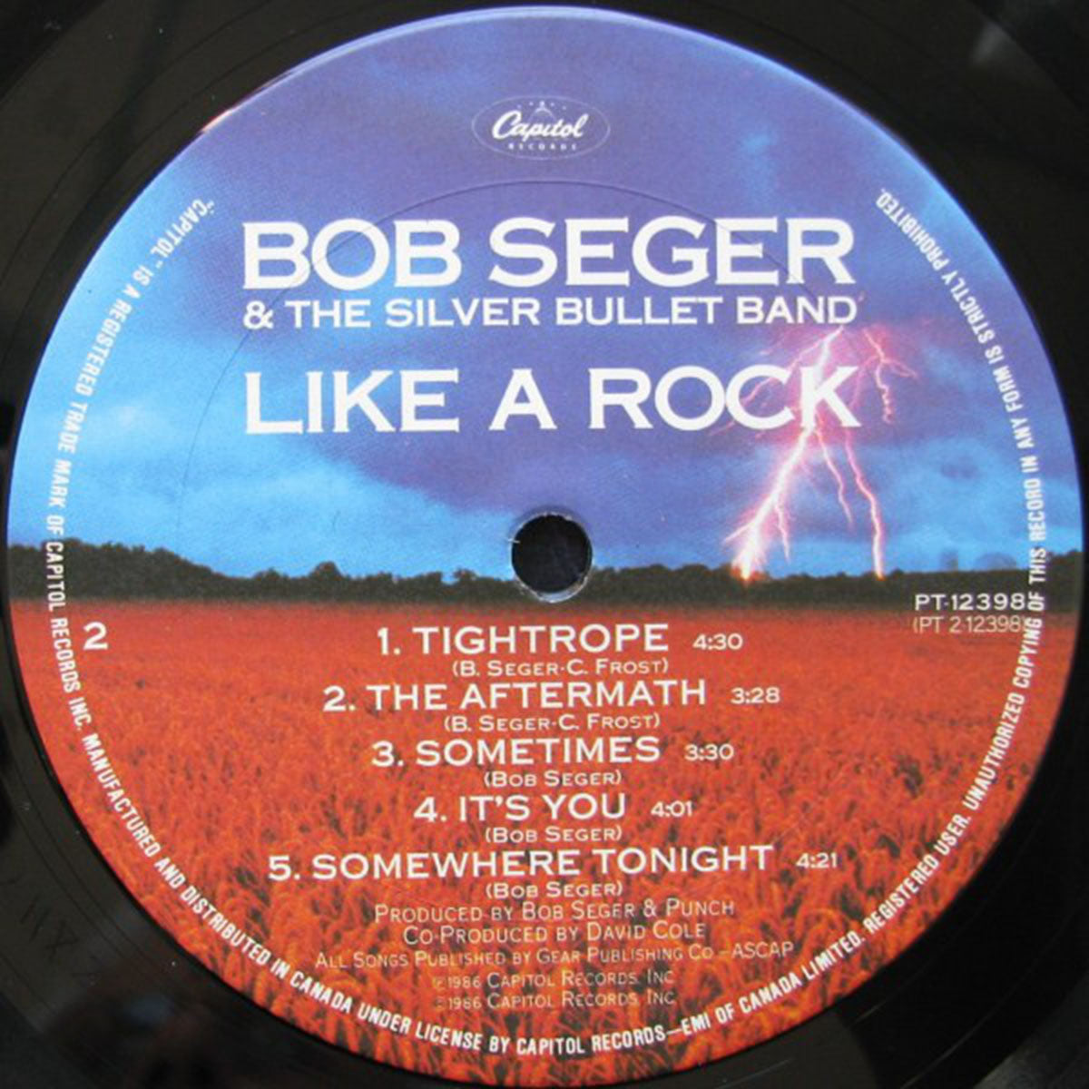 Bob Seger & The Silver Bullet Band – Like A Rock - 1986 Original