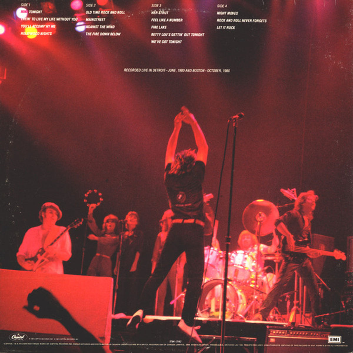 Bob Seger & The Silver Bullet Band – Nine Tonight - 1981 VinylPursuit.com