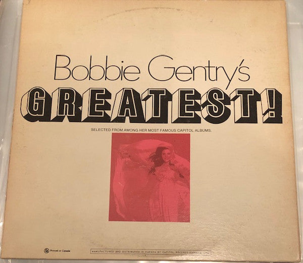 Bobbie Gentry – Bobbie Gentry's Greatest! - 1969 Original
