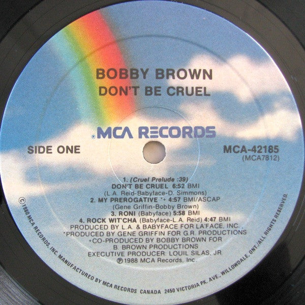Bobby Brown – Don't Be Cruel - 1988 Original Pressing