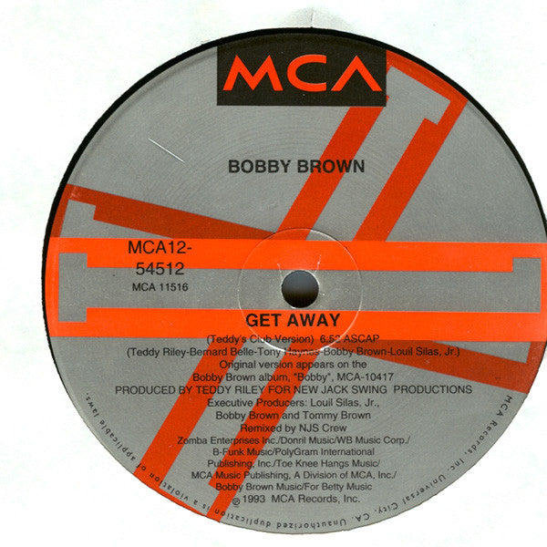 Bobby Brown – Get Away US Pressing