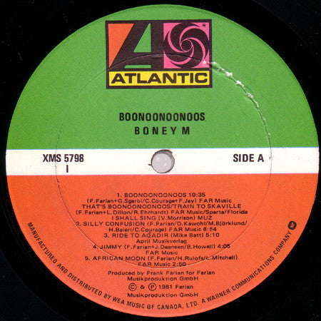 Boney M. – Boonoonoonoos