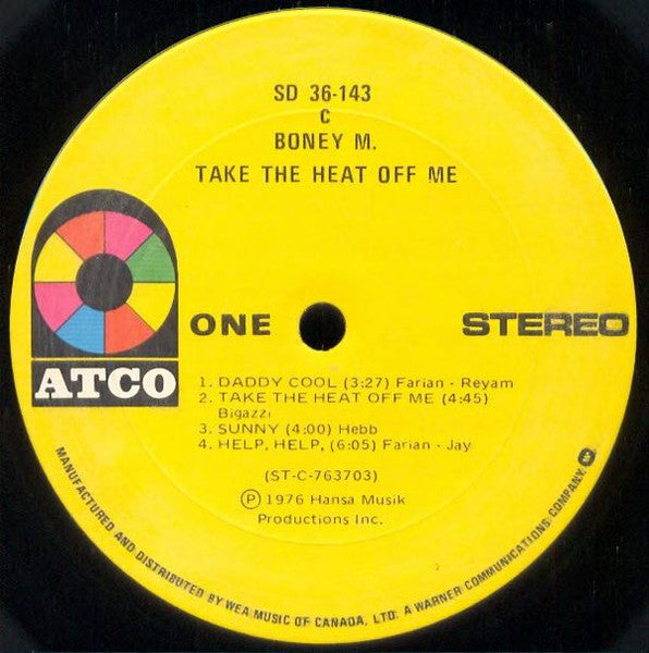 Boney M. – Take The Heat Off Me