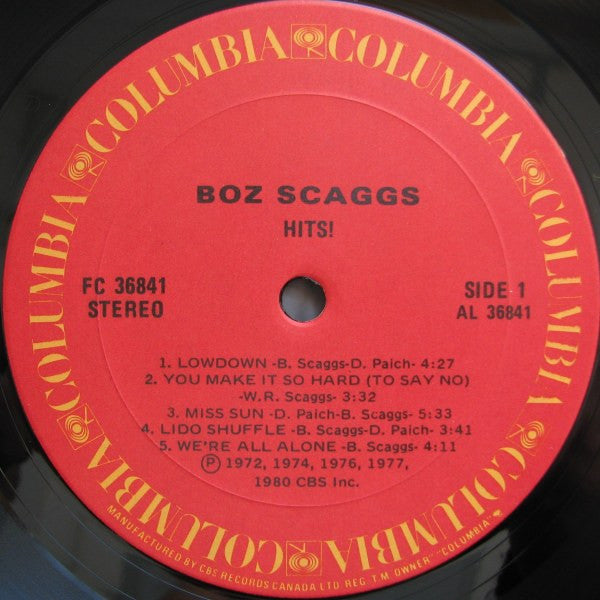 Boz Scaggs – Hits!