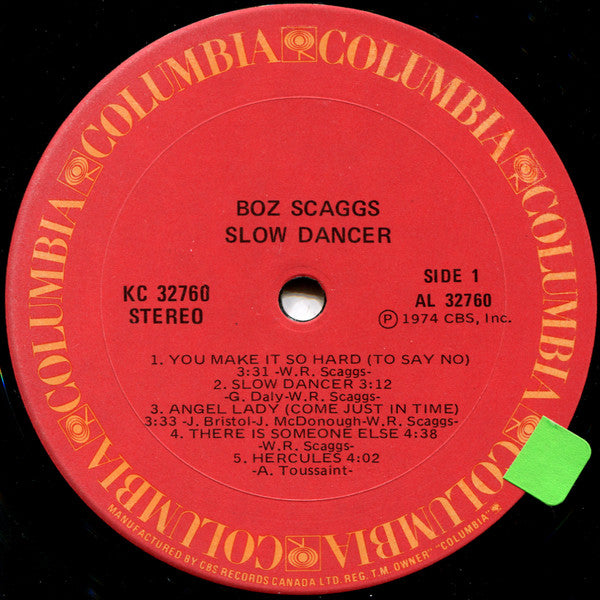 Boz Scaggs – Slow Dancer