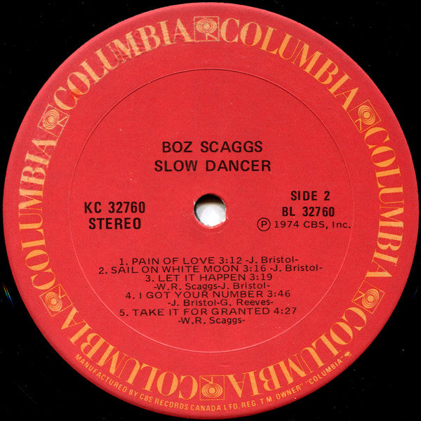 Boz Scaggs – Slow Dancer