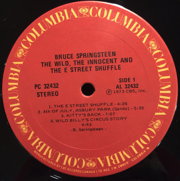 Bruce Springsteen – The Wild, The Innocent & The E Street Shuffle - 1973 Pressing