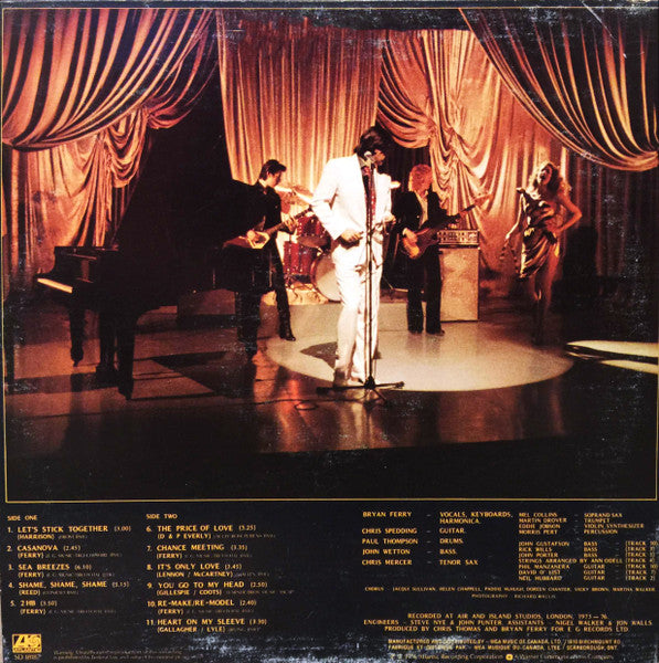 Bryan Ferry – Let's Stick Together - 1976 UK Orginal