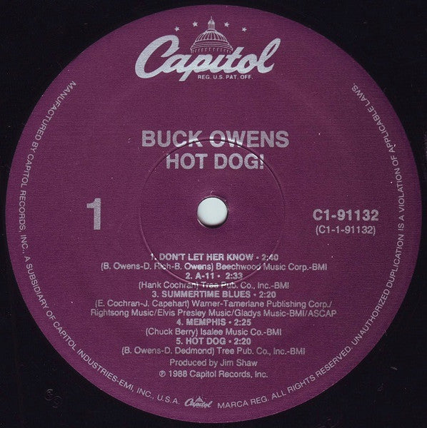 Buck Owens – Hot Dog! US Pressing