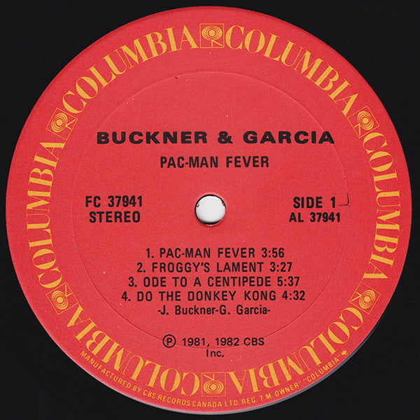 Pac-Man Fever -  Buckner & Garcia – 1982 Original Pressing