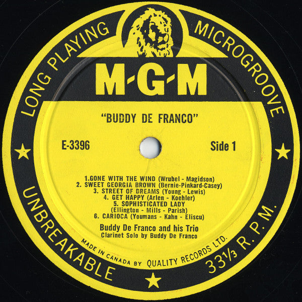 Buddy De Franco And His Trio – Buddy DeFranco