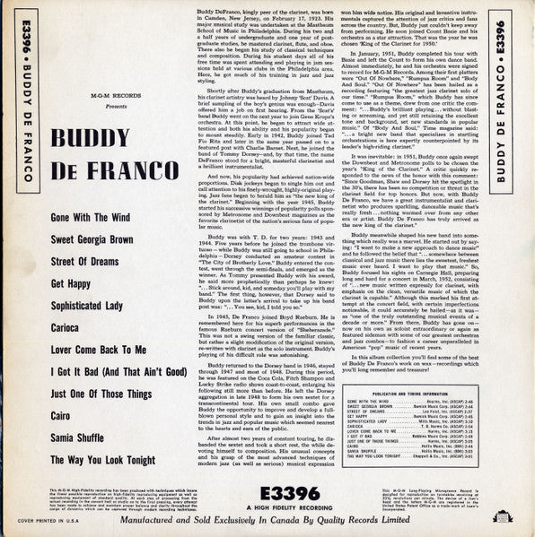 Buddy De Franco And His Trio – Buddy DeFranco