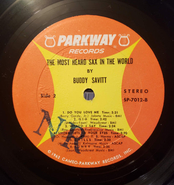 Buddy Savitt – The Most Heard Sax In The World - 1962 US Pressing