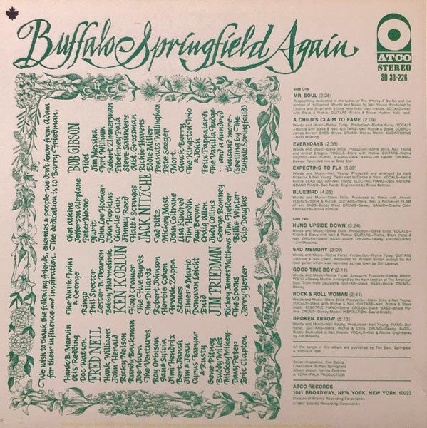 Buffalo Springfield – Buffalo Springfield Again – Vinyl Pursuit Inc