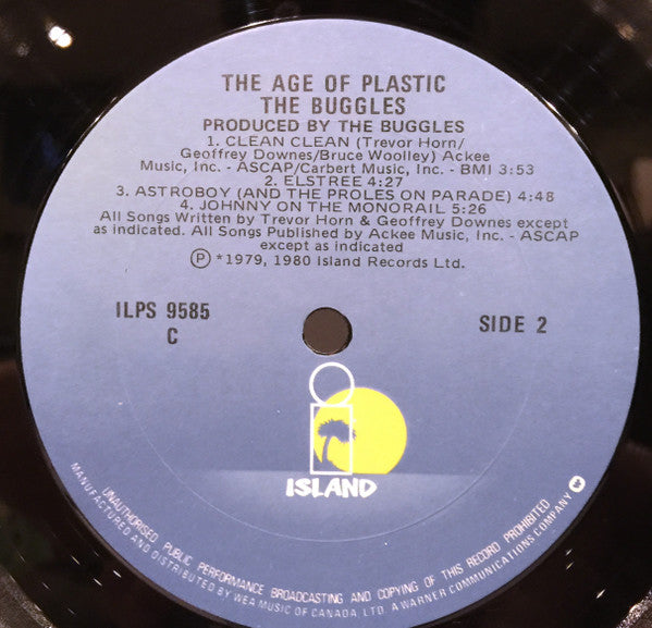 Buggles – The Age Of Plastic - 1980 Original!