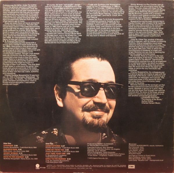 Charles Musselwhite – Leave The Blues To Us - 1975 Original