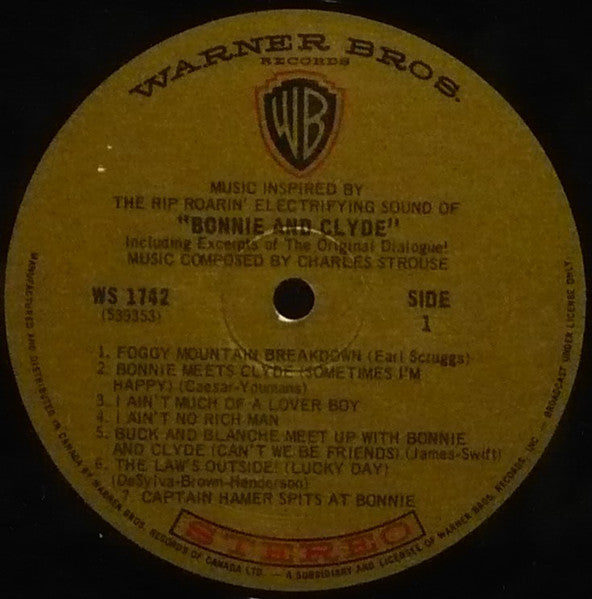 Bonnie And Clyde - The Original Motion Picture Score)- 1968 Original in Shrinkwrap!