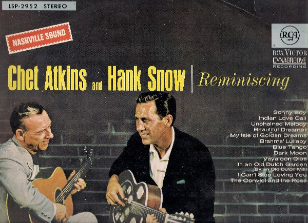 Chet Atkins And Hank Snow – Reminiscing - 1964 German Pressing – Vinyl ...