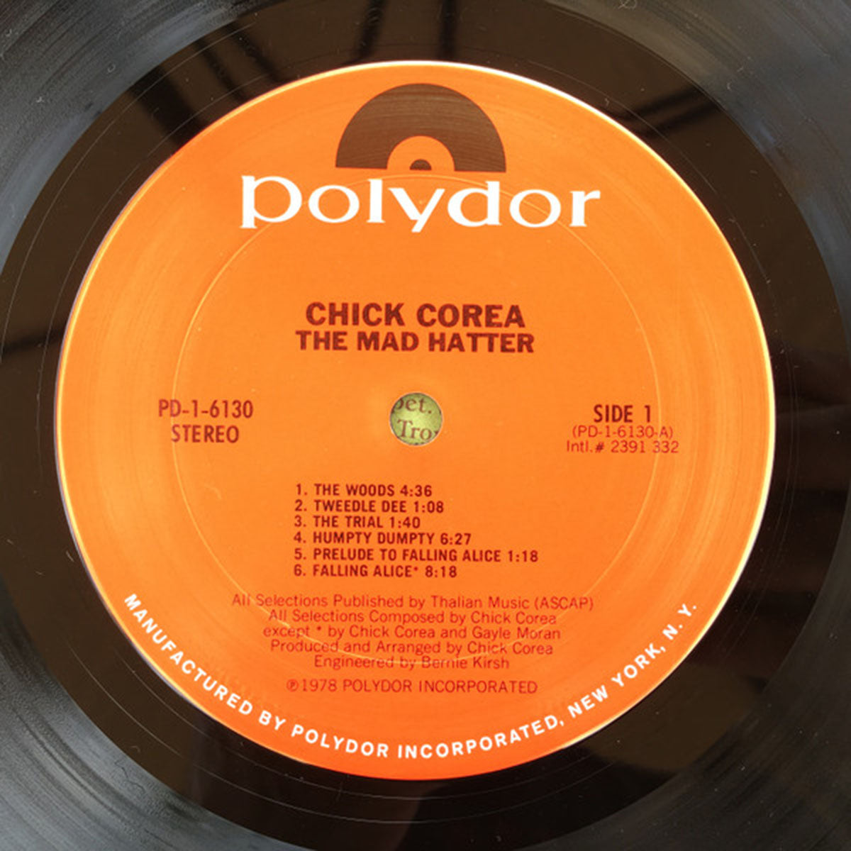 Chick Corea – The Mad Hatter - 1978 Pressing