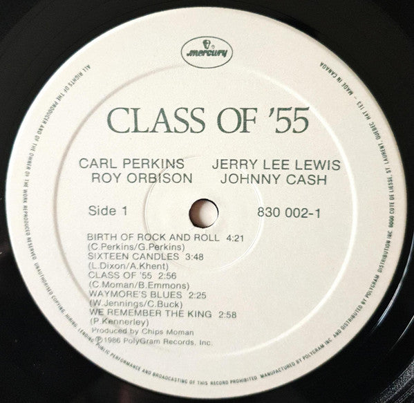 Class Of '55 / Carl Perkins • Jerry Lee Lewis • Roy Orbison • Johnny Cash – Memphis Rock & Roll Homecoming