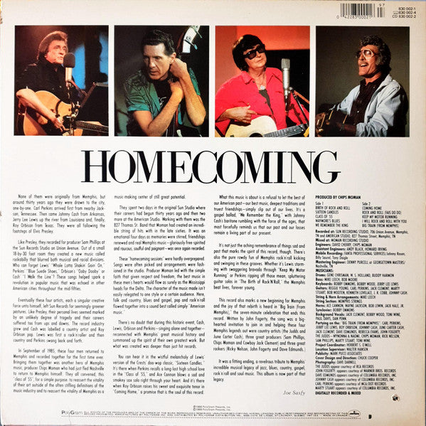 Class Of '55 / Carl Perkins • Jerry Lee Lewis • Roy Orbison • Johnny Cash – Memphis Rock & Roll Homecoming