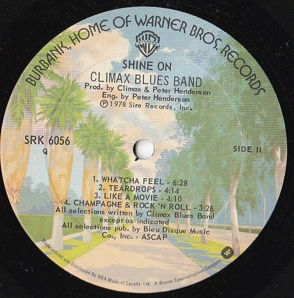Climax Blues Band – Shine On - 1978 Pressing