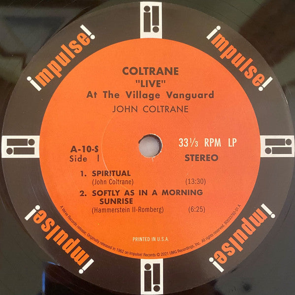 Coltrane – "Live" At The Village Vanguard