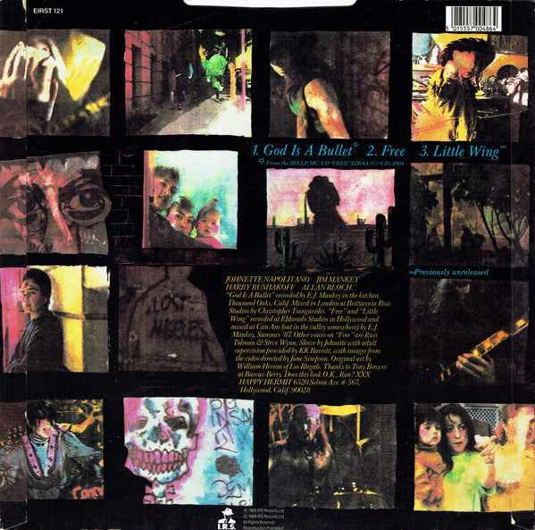 Concrete Blonde God Is A Bullet UK Pressing Vinyl Pursuit Inc