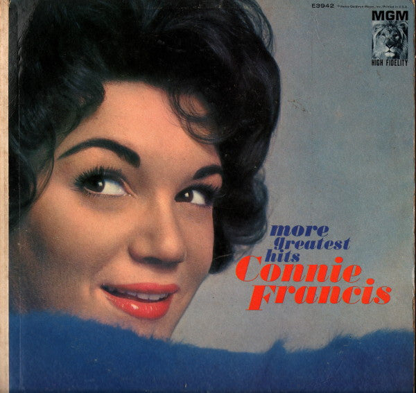 Connie Francis – More Greatest Hits – Vinyl Pursuit Inc