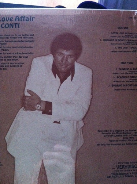 Conti – Latin Love Affair -  1979 US Pressing