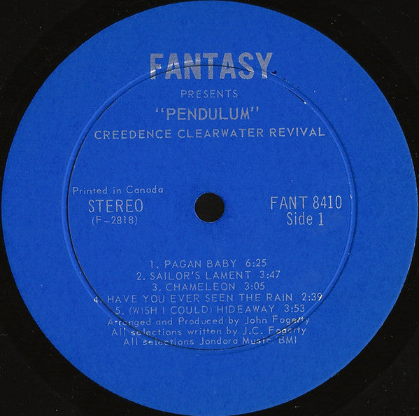 Creedence Clearwater Revival – Pendulum - 1970 Original!