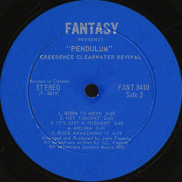 Creedence Clearwater Revival – Pendulum - 1970 Original!