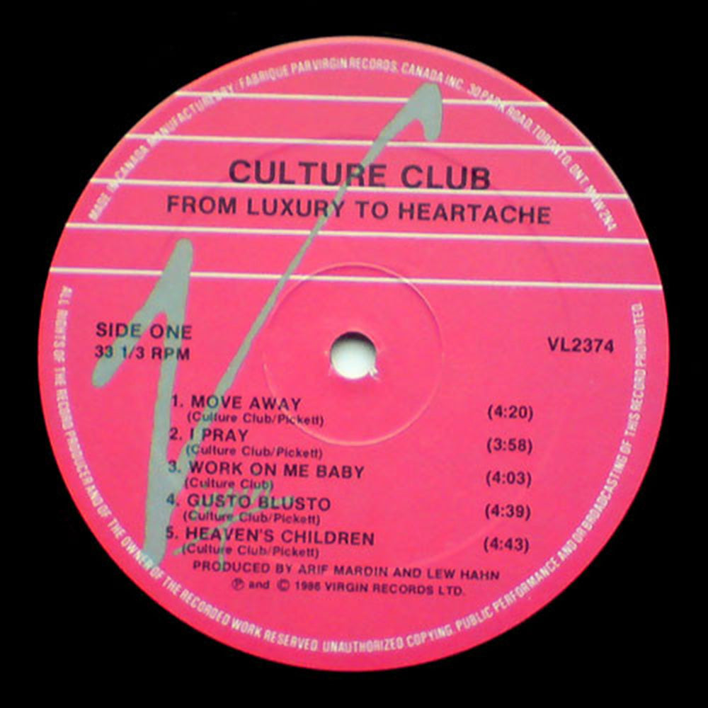Culture Club – From Luxury To Heartache - 1986